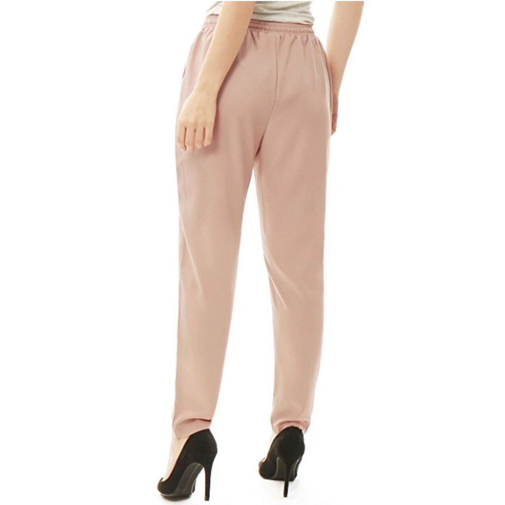 Soft Comfortable Drawstring Elastic Pants - Picture 3 of 5